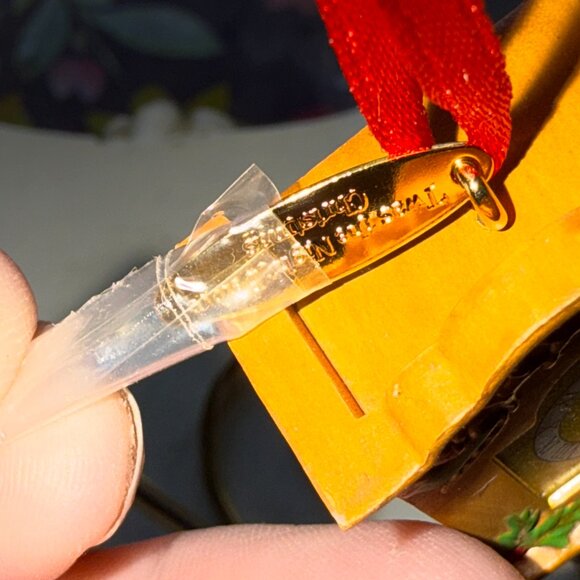 Twas The Night Before Christmas Hallmark  Ornament Grandfather Clock 24 yrs old - Picture 4 of 8